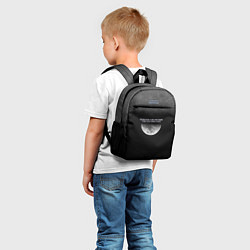 Детский рюкзак Каждый человек, словно луна, показывает только сво, цвет: 3D-принт — фото 2