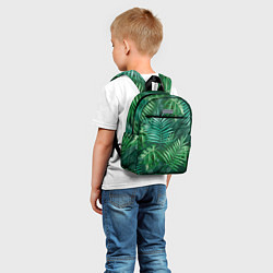Детский рюкзак Tropical plants pattern, цвет: 3D-принт — фото 2