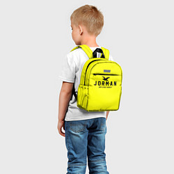 Детский рюкзак Узор Yellow Jorman Air Dope Street Market, цвет: 3D-принт — фото 2