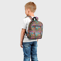 Детский рюкзак Мандалы Текстура, цвет: 3D-принт — фото 2