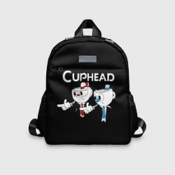 Детский рюкзак Cuphead грозные ребята из Криминального чтива, цвет: 3D-принт