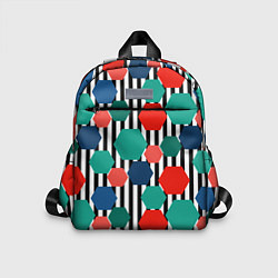Детский рюкзак Геометрический разноцветный узор