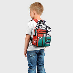 Детский рюкзак Глаза - арт, цвет: 3D-принт — фото 2