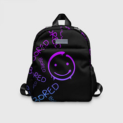 Детский рюкзак Neon Bored Half pattern, цвет: 3D-принт