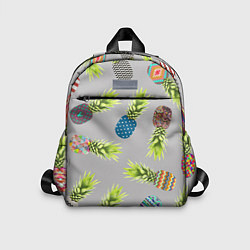 Детский рюкзак Узорные ананасы, цвет: 3D-принт