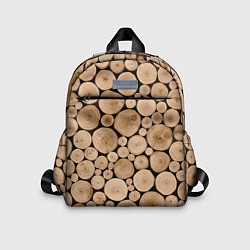 Детский рюкзак Спил дерева, цвет: 3D-принт