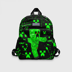 Детский рюкзак MINECRAFT - CREEPER МАЙНКРАФТ, цвет: 3D-принт