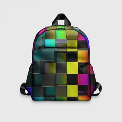 Детский рюкзак Colored Geometric 3D pattern, цвет: 3D-принт