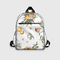 Детский рюкзак Цветы и Мандарин, цвет: 3D-принт