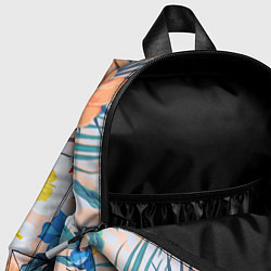 Детский рюкзак Цветы Яркие Тропические, цвет: 3D-принт — фото 2
