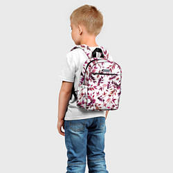 Детский рюкзак Цветы Летние Розовые, цвет: 3D-принт — фото 2