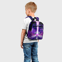Детский рюкзак Vaporwave Neon Space, цвет: 3D-принт — фото 2