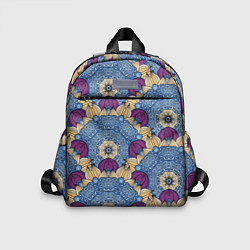 Детский рюкзак Цветочные узоры, цвет: 3D-принт