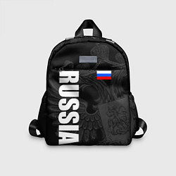 Детский рюкзак RUSSIA - BLACK EDITION, цвет: 3D-принт