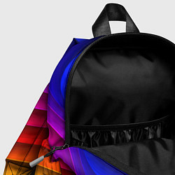 Детский рюкзак Color line neon pattern Abstraction Summer 2023, цвет: 3D-принт — фото 2