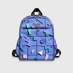 Детский рюкзак ГЕОМЕТРИЧЕСКИЕ АБСТРАКТНЫЕ ФИГУРЫ, цвет: 3D-принт