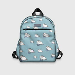 Детский рюкзак Котик обжорик, цвет: 3D-принт