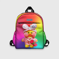 Детский рюкзак Утя Лалафанфан в очках и с сумочкой, цвет: 3D-принт