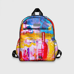 Детский рюкзак Импрессионизм Лето Абстракция Impressionism Summer, цвет: 3D-принт