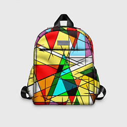 Детский рюкзак ЦВЕТНОЙ ВИТРАЖ, цвет: 3D-принт
