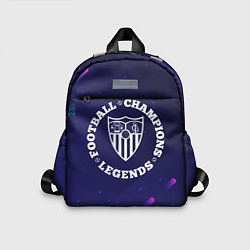Детский рюкзак Символ Sevilla и круглая надпись Football Legends