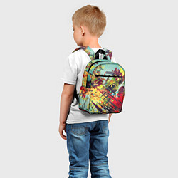 Детский рюкзак Смелые мазки краски Экспрессионизм Bold strokes of, цвет: 3D-принт — фото 2