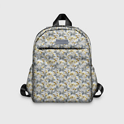 Детский рюкзак Абстрактные нежные цветочки, цвет: 3D-принт