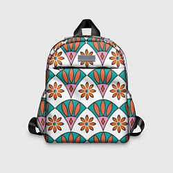 Детский рюкзак Египетский узор с лотосом, цвет: 3D-принт