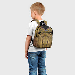 Детский рюкзак Песчаный охотник Фрактал Абстракция, цвет: 3D-принт — фото 2