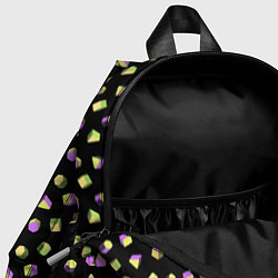 Детский рюкзак Объемные цветные геометрические фигуры, цвет: 3D-принт — фото 2