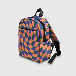 Детский рюкзак Wavy Squares, цвет: 3D-принт — фото 2