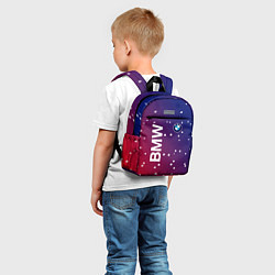 Детский рюкзак Бмв bmw градиент, цвет: 3D-принт — фото 2