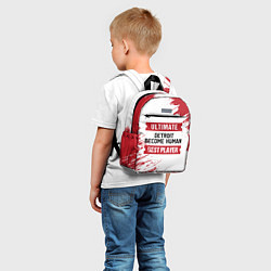 Детский рюкзак Detroit Become Human: красные таблички Best Player, цвет: 3D-принт — фото 2