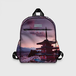 Детский рюкзак Цветение сакуры в Японии, цвет: 3D-принт
