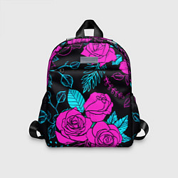 Детский рюкзак Авангардный паттерн из роз Лето, цвет: 3D-принт