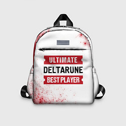 Детский рюкзак Deltarune: красные таблички Best Player и Ultimate, цвет: 3D-принт