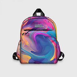 Детский рюкзак Красочные разводы Абстракция, цвет: 3D-принт