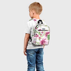 Детский рюкзак Полевые цветы Акварель Лето, цвет: 3D-принт — фото 2