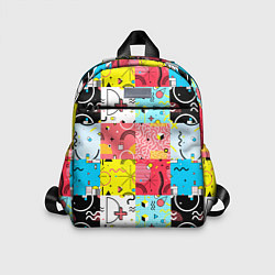 Детский рюкзак COLORED GEOMETRIC SHAPES, цвет: 3D-принт