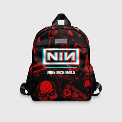 Детский рюкзак Nine Inch Nails Rock Glitch, цвет: 3D-принт