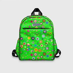 Детский рюкзак TEXTURE OF MULTICOLORED FLOWERS, цвет: 3D-принт