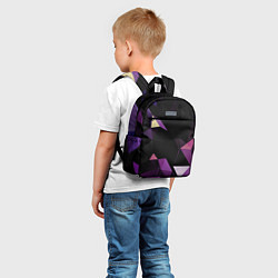 Детский рюкзак Полигональная магия, цвет: 3D-принт — фото 2