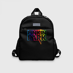 Детский рюкзак Linkin Park neon, цвет: 3D-принт
