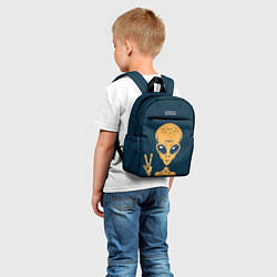 Детский рюкзак Привет их космоса, цвет: 3D-принт — фото 2
