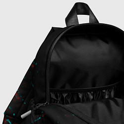 Детский рюкзак FNAF в стиле Glitch Баги Графики на темном фоне, цвет: 3D-принт — фото 2