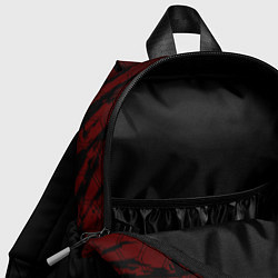 Детский рюкзак Символ League of Legends и краска вокруг на темном, цвет: 3D-принт — фото 2