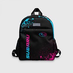 Детский рюкзак Subaru Neon Gradient FS, цвет: 3D-принт