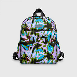 Детский рюкзак Абстрактный узор Пятна краски, цвет: 3D-принт