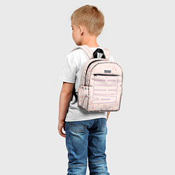 Детский рюкзак Имя Яна по-вертикали с розовым фоном, цвет: 3D-принт — фото 2