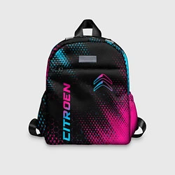 Детский рюкзак Citroen - Neon Gradient, цвет: 3D-принт